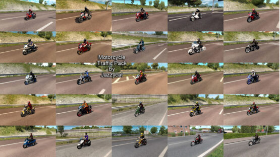 Motorcycle Traffic Pack by Jazzycat v6.5.5 ETS2 1.49
