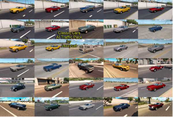 Classic AI Traffic Pack by Jazzycat v9.0.9 Udpate ATS 1.56